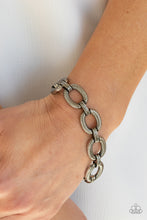 Load image into Gallery viewer, Paparazzi Industrial Amazon - Silver Bracelet
