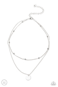 Paparazzi Modestly Minimalist - Silver Necklace