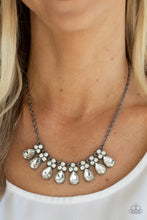 Load image into Gallery viewer, Sparkly Ever After - Black Rhinestone Necklace Paparazzi
