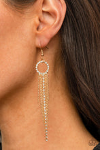 Load image into Gallery viewer, Pass The Glitter - Gold Earring Paparazzi
