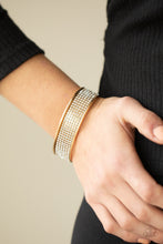 Load image into Gallery viewer, Paparazzi Cant Believe Your ICE - Gold Bracelet
