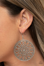 Load image into Gallery viewer, Make A MANDALA Out Of You - Silver Earring Paparazzi
