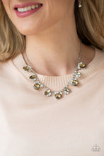 Load image into Gallery viewer, BLING to Attention - Brown Rhinestone Necklace Paparazzi
