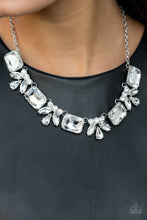 Load image into Gallery viewer, Long Live Sparkle - White Rhinestone Necklace Paparazzi
