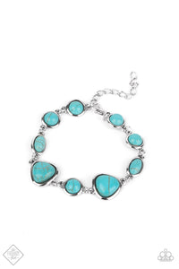 Eco-Friendly Fashionista - Turquoise Stone Bracelet Paparazzi