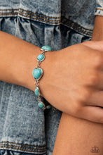 Load image into Gallery viewer, Eco-Friendly Fashionista - Turquoise Stone Bracelet Paparazzi
