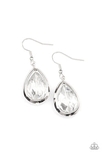 Drop-Dead Duchess - Silver Earring Paparazzi