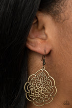 Load image into Gallery viewer, Tour de Taj Mahal - Brass Earring Paparazzi
