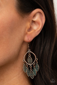 Artisan Garden - Copper Earring Paparzzi