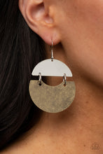 Load image into Gallery viewer, Watching The Sunrise - Brass Earring Paparazzi
