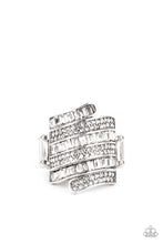 Load image into Gallery viewer, Hear Me UPROAR - White Rhinestone Ring Paparazzi
