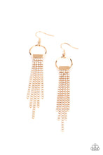 Load image into Gallery viewer, Tapered Twinkle - Gold Earring
