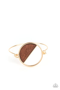 Paparazzi Timber Trade - Gold Bracelet