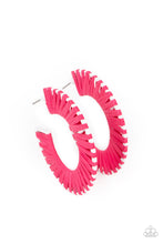 Load image into Gallery viewer, Everybody Conga! - Pink Hoop Earring Paparazzi
