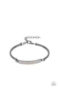 Paparazzi Showy Sparkle - Black Bracelet