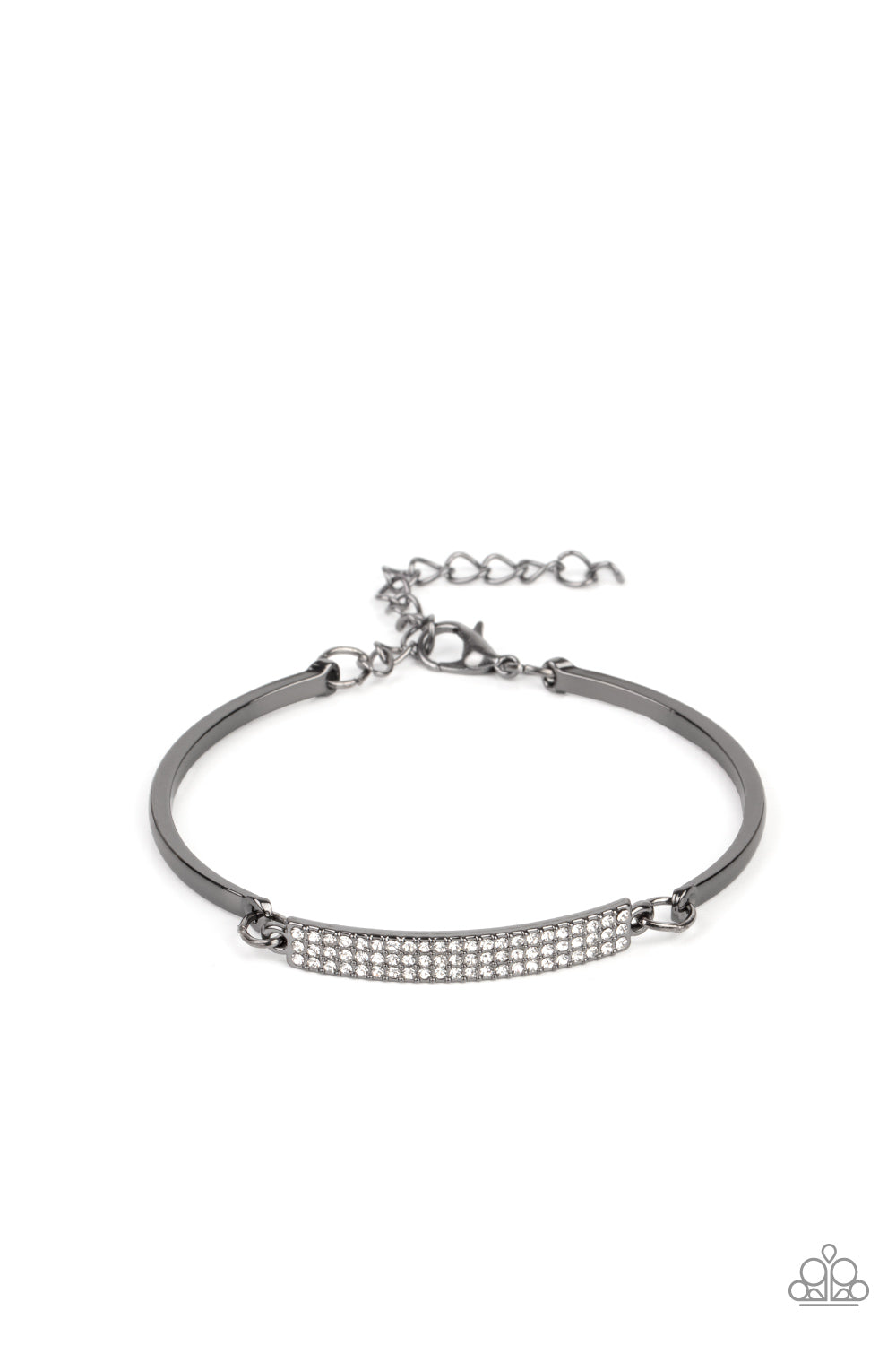 Paparazzi Showy Sparkle - Black Bracelet