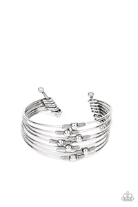 Paparazzi Industrial Intricacies - Silver Bracelet