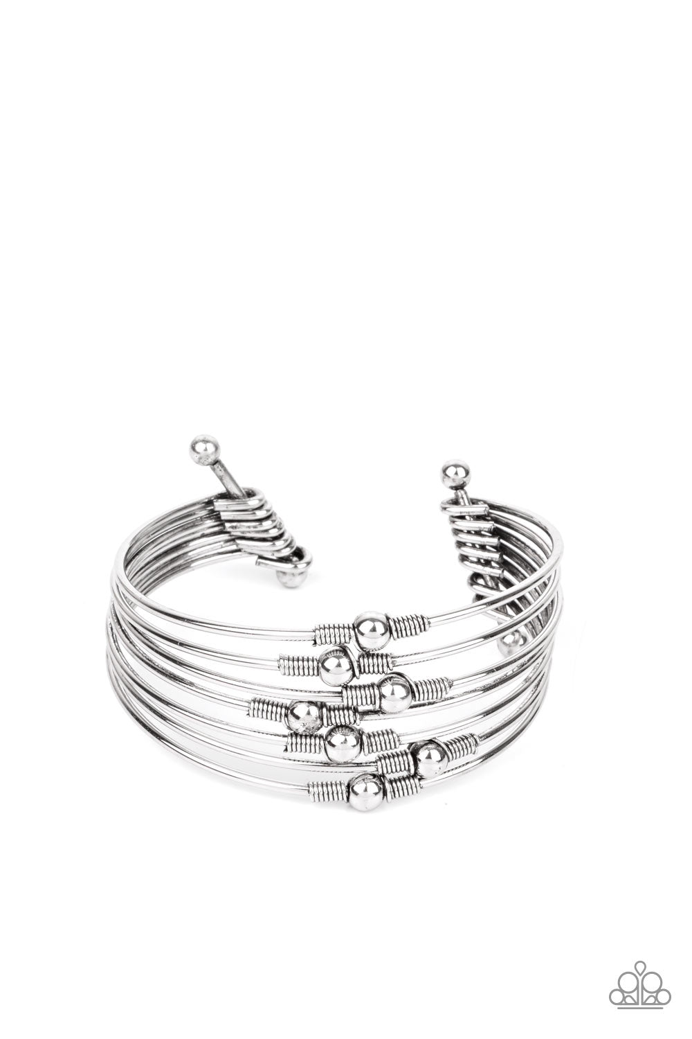 Paparazzi Industrial Intricacies - Silver Bracelet