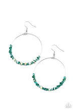 Load image into Gallery viewer, Glimmering Go-Getter - Green Earring Paparazzi
