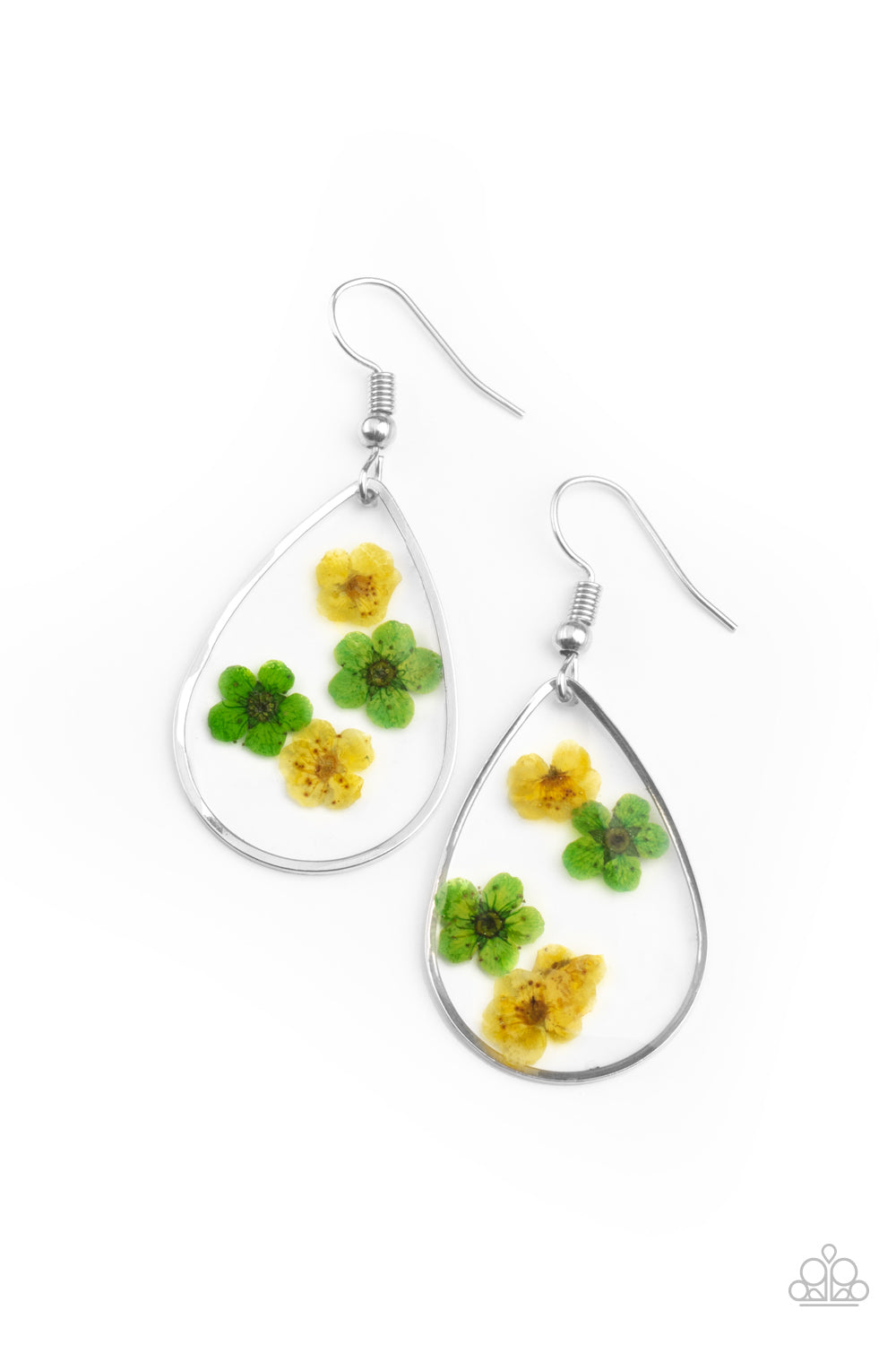 Perennial Prairie - Yellow Earring Paparazzi