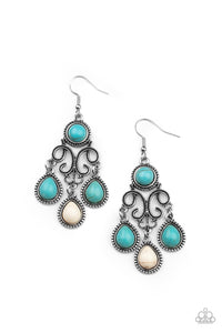 Paparazzi Canyon Chandelier - Multi Stone Earring