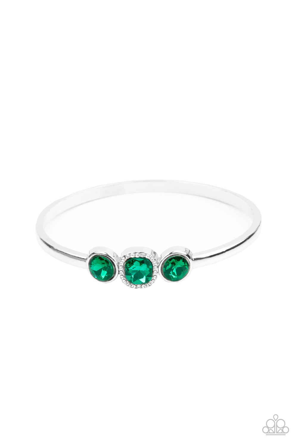 Paparazzi Royal Demands - Green Bracelet