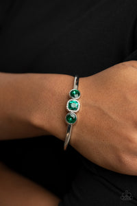 Paparazzi Royal Demands - Green Bracelet