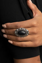 Load image into Gallery viewer, Bring Down The RANCH House - Black Stone Ring Paparazzi
