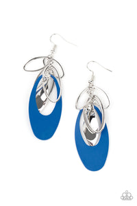 Ambitious Allure - Blue Earring Paparazzi
