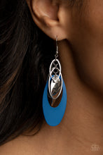Load image into Gallery viewer, Ambitious Allure - Blue Earring Paparazzi
