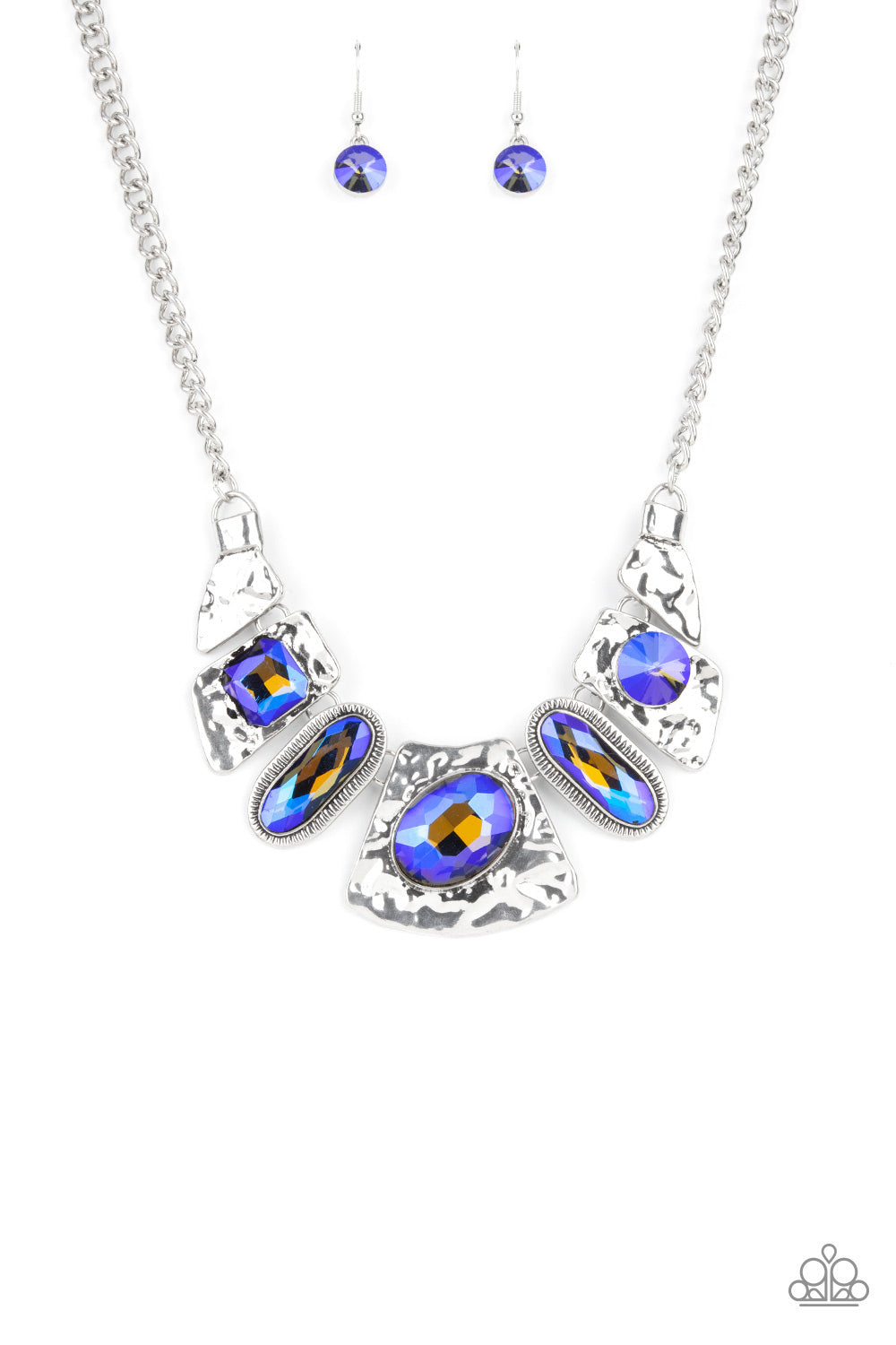 Paparazzi Futuristic Fashionista - Blue Necklace