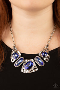 Paparazzi Futuristic Fashionista - Blue Necklace