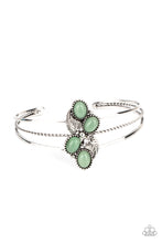 Load image into Gallery viewer, Eco Enthusiast - Green Cuff Bracelet
