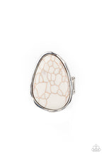 Load image into Gallery viewer, Marble Mecca - White Stone Ring Paparazzi
