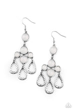 Load image into Gallery viewer, Mediterranean Magic - White Earring Paparazzi
