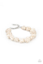 Load image into Gallery viewer, Prehistoric Paradise - White Stone Bracelet Paparazzi
