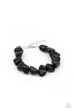 Load image into Gallery viewer, Prehistoric Paradise - Black Stone Bracelet Paparazzi
