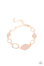 Load image into Gallery viewer, Paparazzi OVAL and Out - Rose Gold Bracelet
