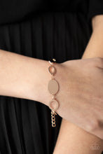 Load image into Gallery viewer, Paparazzi OVAL and Out - Rose Gold Bracelet

