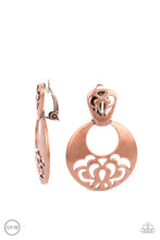 Load image into Gallery viewer, Industrial Eden - Copper Earring Paparazzi
