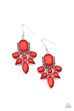 Load image into Gallery viewer, Vacay Vixen - Red Earring Paparazzi
