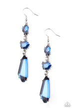 Load image into Gallery viewer, Paparazzi Sophisticated Smolder - Blue Earring
