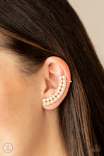 Load image into Gallery viewer, Paparazzi Doubled Down On Dazzle - Gold Earring
