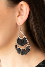 Load image into Gallery viewer, Samba Scene - Black Earring Paparazzi
