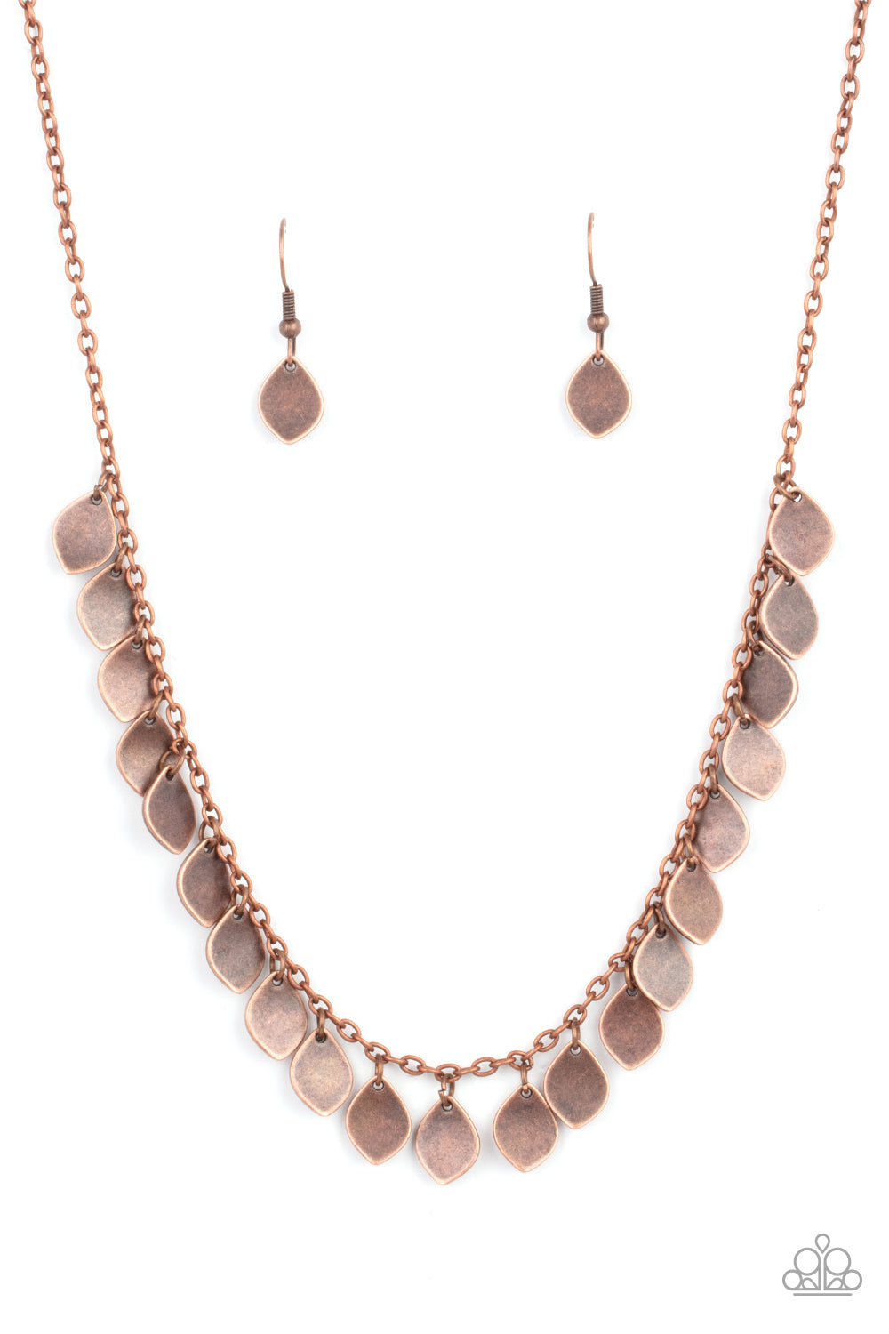 Dainty DISCovery - Copper Necklace Paparazzi