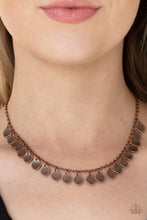 Load image into Gallery viewer, Dainty DISCovery - Copper Necklace Paparazzi
