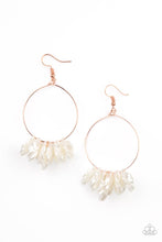 Load image into Gallery viewer, Sailboats and Seashells - Copper Earring Paparazzi

