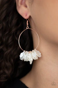 Sailboats and Seashells - Copper Earring Paparazzi