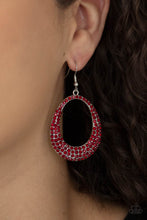 Load image into Gallery viewer, Life GLOWS On - Red Earring Paparazzi
