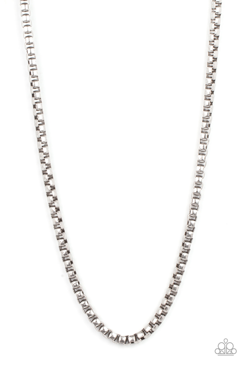 Paparazzi Combat Zone - Silver Necklace